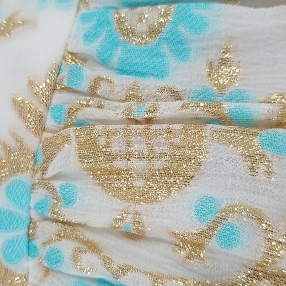 NWT Milly of New York mini dress, size 6, low back spaghetti strap, metallic - Picture 15 of 16